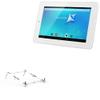 BoxWave Stand and Mount Compatible with Allview Viva Q7 Life - Pocket Aluminum Stand 3-in-1, Portable Multi Angle Viewing Riser - Metallic Silver view 1
