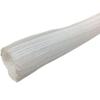 0.25 in. 10 ft. Hook Self Closing Braided Wrap for Around Sleeving Cord Cover Cable Protector Wire Organizer - White view 1