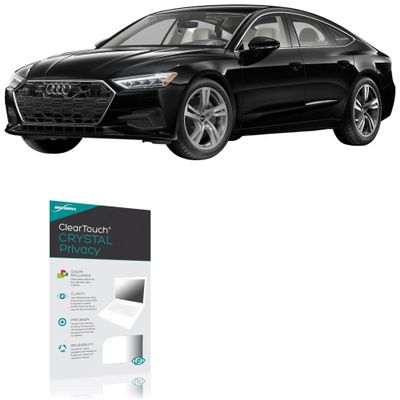 BoxWave Screen Protector Compatible with Audi 2025 A7 Infotainment Display (10.1 in) - ClearTouch Crystal Privacy (2-Pack), Privacy Screen Protector Flexible Film Clear