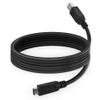 BoxWave Cable Compatible with Miko Mini - DirectSync - USB B to USB 3.1 Type C, USB B to C Sync Cable - 6ft - Black view 2