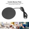 Coffee Warmer for Desk, Coffee Mug Warmer 55degree Constant Temperature 3 Levels Small Light Smart USB Candle Warmer for Home Office Travelling (Sliver) view 3