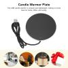 Coffee Warmer for Desk, Coffee Mug Warmer 55degree Constant Temperature 3 Levels Small Light Smart USB Candle Warmer for Home Office Travelling (Sliver) view 4