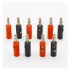 10 X Speaker Screw Banana Connectors 4mm view 2
