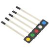GODIYMODULES 5Pcs Membrane Switch Keypad 1 Key Matrix Membrane Switch Keyboard Matrix Keyboard for Arduino view 1