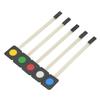 GODIYMODULES 5Pcs Membrane Switch Keypad 1 Key Matrix Membrane Switch Keyboard Matrix Keyboard for Arduino view 4