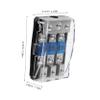 Alipis 3 Way Power Distribution Block for Car Audio Automotive Power Distribution Box Ground Distributor Fuse Holder Splitter for Audio System view 2