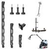 3-in-1 Aluminum Extension Arms for GoPro Hero 13/12/11/10/9/8/7, Universal Extension Bar for Insta360 X5/X4/X3/ONE RS and DJI Action Cameras with Thumb Screws and 1/4 Adapter view 1