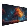 Grey Mouse Pad Large 48x24 in, Extended Desk Mat with Stitched Edges, Gaming Mousepad with Non-Slip Rubber Base, Keyboard Mat for Desk Accessories and Computer Accessories, Gifts, Starry Sky M-1962 view 1