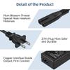 PGENDAR AC/DC Adapter Charger for Pixel XPS552 K80 K80S K80C P45 P50 RGB LED Video Light Panel Power Supply Cord Mains PSU view 3