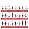 860 PCS Computer Screws Assortment Kit, Black Tiny Eyeglass M1.2 .4 .7 M2 .5 M3, PC & Laptop SSD Hard Drive C TREXCFGH view 2