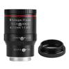 4 12mm 3MP 1/2in CCTV HD Manual Zoom Aperture Security Camera Lens C Mount, Compatibility, Center Iris, Low Distortion, Resolution, Black view 1