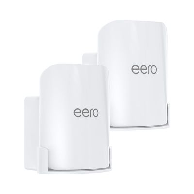 QUIDDITY eero Pro 7 Wall Mount Kit  Outlet & Wall Mount Bracket for Space Saving and Cable Management, Compatible with eero Pro 7 Tri-Band Mesh Wi-Fi 7 Router  White (2 Pack)