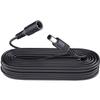 16.4ft 5M DC Power Extension Cable, DC 12V Power Adapter Extension Cord 5.5mm x 2.1mm for CCTV Security Camera/Router/LED Strip Light/Printer and More-Black view 1