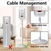 All-Metal Adjustable Speaker Stand for J-BL Partybox 120/320 (White)  Heavy-Duty Pole Stand with Wide Base, Height Adjustable up to 36.22" (Stand Only, No Speaker Included) view 3