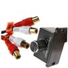 Healifty 2pcs Professional Car Stereo Gain Level Bass Audio Volume Control Knobs for Dsp Amplifier view 2
