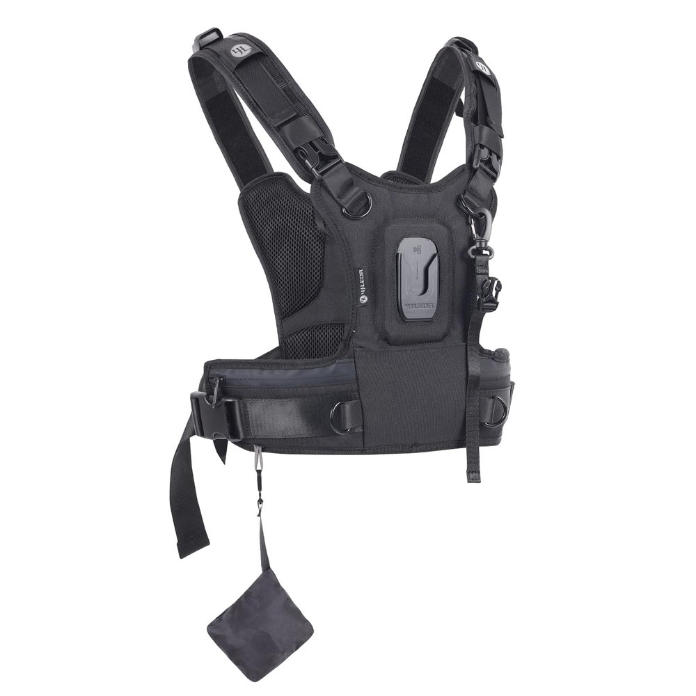 4J LEDR Camera Carrier Chest Harness J1 for One Camera,Camera Strap Harness for Photographers Hiking Climbing Wedding Travel,Camera Nylon Chest Straps for Photographers,Black