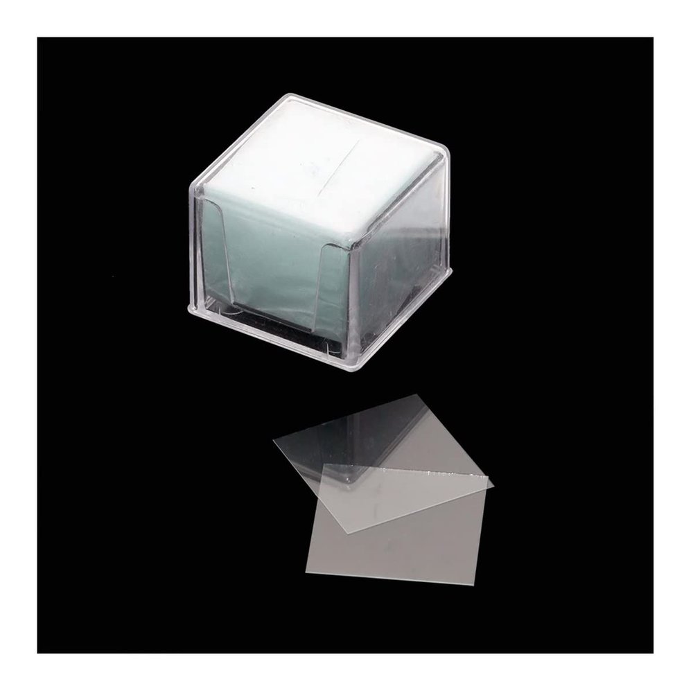 Microscope Kit 10 box/1000pcs 18 * 18mm/ 20 * 20mm/ 22 * 22mm Biological Microscope Cover Glass Microscope Lens Adapters(22x22mm)