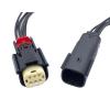 VCALDGFZ 1 Set 16 Pin Auto Bumper Light Fog Electrical Cable Connectors Female Male Wire Harness Plug 33482-0601 33472-0601(6P Male,1 Set) view 2