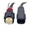 VCALDGFZ 1 Set 16 Pin Auto Bumper Light Fog Electrical Cable Connectors Female Male Wire Harness Plug 33482-0601 33472-0601(6P Male,1 Set) view 4