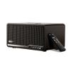 Edifier S300 Hi-Fi Tabletop Speaker, Hi-Res Audio LDAC for Wireless Multi-Room & Stereo Pairing, 80W Power Works with AirPlay 2 Bluetooth 5.4 USB-C AUX Inputs, Retro Design with Remote - Black view 1