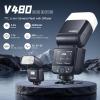 godox V480 O TTL Flash for Olympus Panasonic Camera with Diffuser Touchscreen High-Speed Sync on Camera Flash 7.2V/2200mAh GN50 1/8000s 650 Full-Power Flashes 10-Level Modeling Lamp view 2