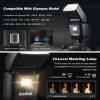 godox V480 O TTL Flash for Olympus Panasonic Camera with Diffuser Touchscreen High-Speed Sync on Camera Flash 7.2V/2200mAh GN50 1/8000s 650 Full-Power Flashes 10-Level Modeling Lamp view 4