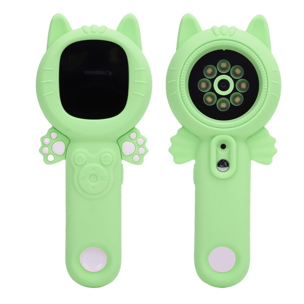 Mini Pocket Handheld Microscope, 4X Zoom 2 Inch Screen Handheld Portable Digital Microscope for Girls Boys Students Birthday Gifts Educational Science Kit (Green)