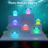 ollycasa Axolotl Night Light for Kids, 7-Color Changing & 3 Adjustable Brightness Levels,Rechargeable Silicone Bedside Lamp, Animal Night Lamp for Kids Room,Gift for Boys & Girls,Axolotl Nightlight view 3
