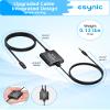 eSynic Portable Optical to 3.5mm Adapter-7 FT Long-192KHz DAC Converter-Metal Shell-Built in DAC Chip-Easy to Setup-For HDTV/Blu-Ray/Gaming Console to 3.5MM Audio Speaker & Headphone-Not Bidirectional view 4