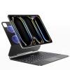 A2C Keyboard Case for iPad Pro 13-inch (M5 2025 / M4 2024), Magic-Style Keyboard Case with Backlight, Built-in LCD Display, Multi-Touch Trackpad, Magnetic Floating Cantilever Stand, Black view 1