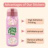 110PCS Jesus Loves You Stickers Inspirational Christian Stickers for Adults Teens Religious Sticker for Water Bottle Laptop Cards Party Supply Sunday Church Christian Easter Gifts Decals (Love-110) view 4