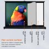 30" 40" 50" Retractable Table Top Projector Screen, Video Desktop Projection Screen, Portable Floor Standing Manual Projection Screens Home Theater Cinema Wedding Party Office Presentation(16:9,40") view 4