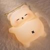 Snoring Bear Night Light Adorable Gift for Kids, Babies, Moms & Seniors Soft Silicone Sleep Lamp with Sound, 3 Brightness Levels, 30-Min Timer BPA-Free Bedside Nightlight view 1