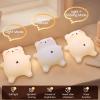 Snoring Bear Night Light Adorable Gift for Kids, Babies, Moms & Seniors Soft Silicone Sleep Lamp with Sound, 3 Brightness Levels, 30-Min Timer BPA-Free Bedside Nightlight view 2