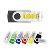 Custom USB Flash Drive, 50 Pack Personalized Swivel Thumb Drive USB 2.0 Memory Stick Pen Drive, Bulk Swivel Thumb Drives for Business, Events & Secure Data Storage (128 MB,with Plastic Box) view 2