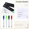 Large Wooden Film Clapboard with Dry-Erase, 4 Erasable Markers, 11.8 X 10.6 Inch Director's Slate for Movies, Photography & Home Decor view 3