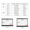 YUQIWKK Desktop Projection Screen Portable Projector Screen, Indoor Outdoor Projection Screen 4:3/16:9, Retractable Video Screen for Indoor Outdoor Home Hotel School Office, 30" 40" 50"(16:9,50") view 2