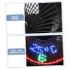 Yardenfun Mini Desktop USB Clock Fan with Temperature Display Portable Metal Cooling Fan for Use Convenient USB Plug for and view 4