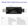 Eletechsup High-Speed USB to RS485/RS232/TTL232 Converter - Multi-Protocol Adapter for Arduino/Raspberry Pi/ESP32 with CH343 Chip (USB to RS232) view 3