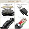 1FT 2 Pack for Samsung Galaxy Watch Charger Compatible with Watch 8/8 Classic/Ultra/7/6/6 Classic/5/5 Pro/4/4 Classic/3/Active/FE USB A Magnetic Fast Charging view 4