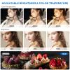 23.6" LED Video Light 2-Pack Full Screen Photography Lighting Kit 2500-7500K Dimmable Photo Studio Light Streaming Light with Remote Control & 6.5ft Stand for Filming YouTube TikTok Video Gaming view 3