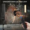 23.6" LED Video Light 2-Pack Full Screen Photography Lighting Kit 2500-7500K Dimmable Photo Studio Light Streaming Light with Remote Control & 6.5ft Stand for Filming YouTube TikTok Video Gaming view 4