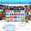 2025 TV Antenna Amplifier Signal Booster  Adjustable Gain & Timer, USB-Powered HDTV Amplifier for Indoor/Outdoor Digital Antennas, 20dBi Boost, Low Noise, Enhanced Signal Clarity view 2