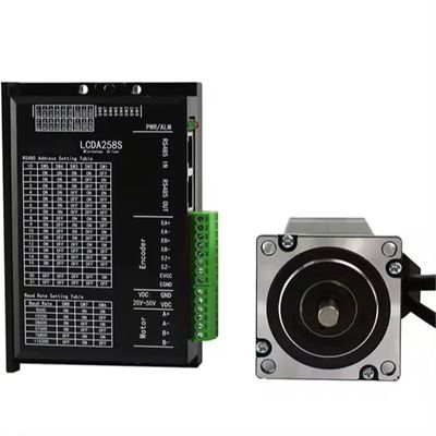 ZKRZCGXZ Stepper Motor Driver 3N.m 4A 2Phase 23 Closed Loop Stepper Motor with Driver kit LCDA258S-RS485+LC57H2100