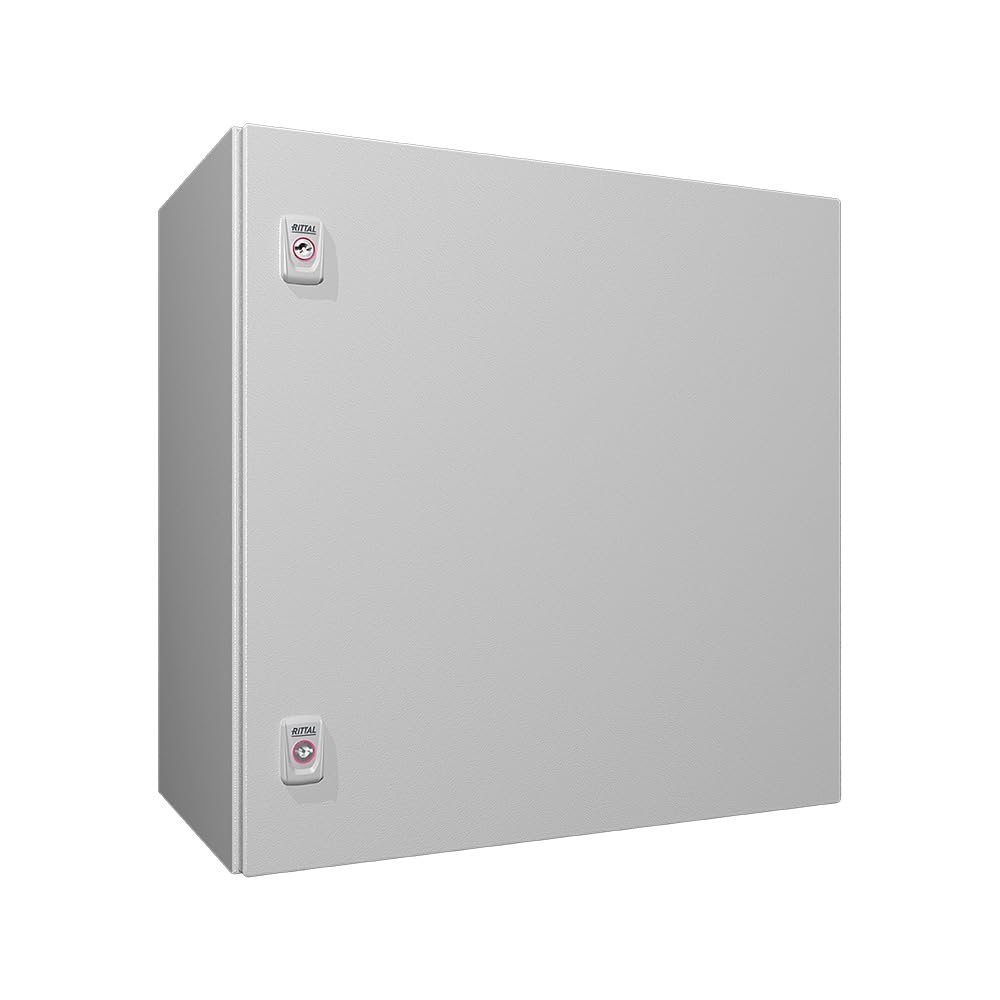 1360.000, Wall-Mounted AX Enclosure, Carbon Steel, 23.6" Height x 23.6" Width x 13.8" Depth