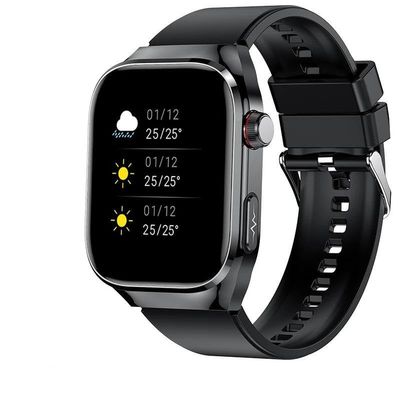 2026 New TK16 Smart Watch Men's Bluetooth AMOLED Health Watch Sports Fitness Waterproof (TK16 Black)