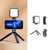 KEXIAO Selfie Fill Light LED Video Light Photography On-Camera Lighting 3000K to 6000K Cold Shoe Mount for DSLR Camera and Vlog view 2