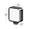 KEXIAO Selfie Fill Light LED Video Light Photography On-Camera Lighting 3000K to 6000K Cold Shoe Mount for DSLR Camera and Vlog view 4