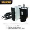 110SG M06030 220V 1.8KW 6Nm 3000Rpm Nema42 AC Servo Motor Kit with XP200 Driver 2500line Encoder for Computerized Numerical Control Engraver Router(with Brake) view 2