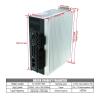 110SG M06030 220V 1.8KW 6Nm 3000Rpm Nema42 AC Servo Motor Kit with XP200 Driver 2500line Encoder for Computerized Numerical Control Engraver Router(with Brake) view 4